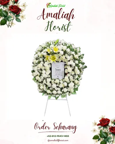 Krans Bunga Duka Cita di Klakah