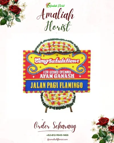 Bunga Papan Congratulation di Klakah